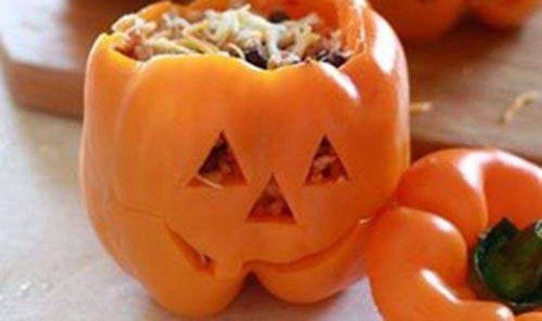 Jack O Lantern Stuffed Peppers The Craft Chair