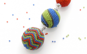 Beaded balls pattern