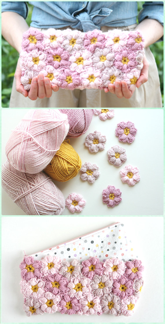 Crochet Evening Clutch Bag (Free Pattern)