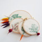 Embroidery for Gardeners - Make Some Dangling Vegetables