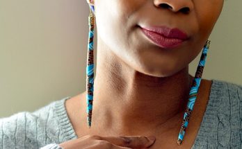 Fabric Bead Earrings - Free Pattern