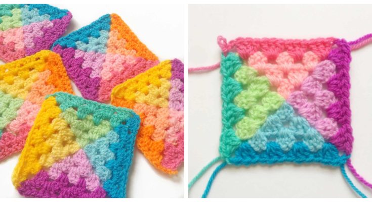 Crochet Granny Squares - Free Pattern