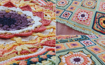 Sunflowers Blanket - Free Crochet Pattern