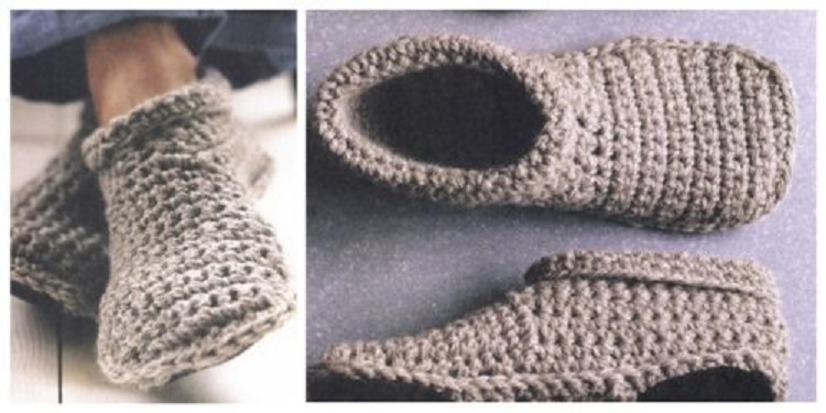 crochet slipper boots free pattern