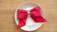 How to Fold a Bow Napkin