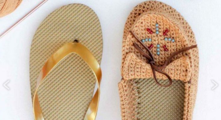 Make Moccasins out of Sandals – Crochet Pattern