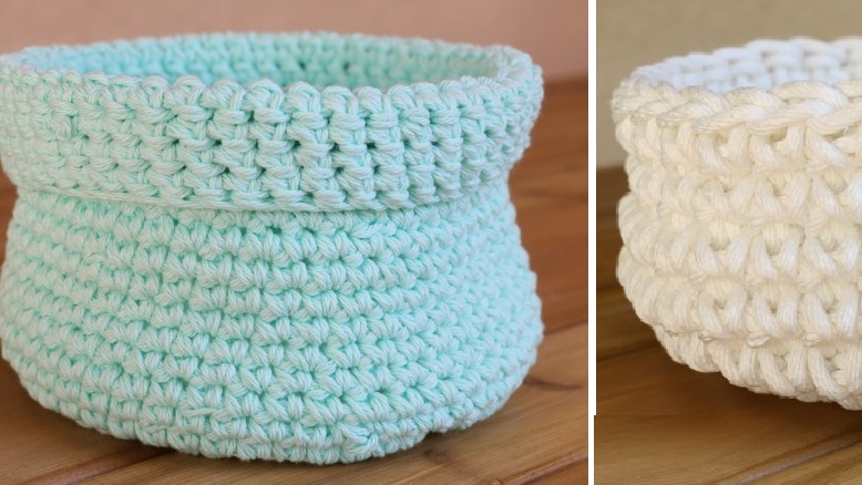 How to Crochet a Simple Basket (Free Pattern)