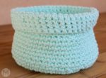 How to Crochet a Simple Basket (Free Pattern)