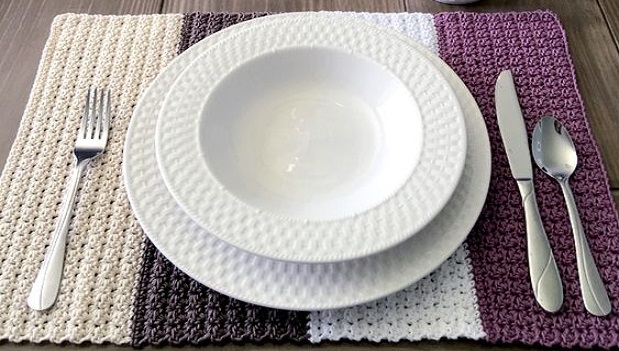 Crochet Placemat (free patterns)