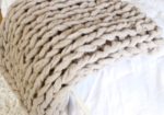 Arm Knit a Blanket in 45 Minutes