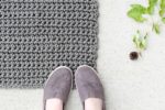 Use nylon rope from home depot to crochet outdoor rug