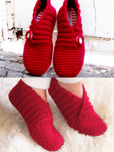 Crochet these Wrap Slippers (Free Patterns)