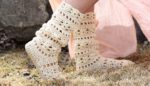 Lacy Crochet Boots Pattern For Adults (Made with Flip Flops!)