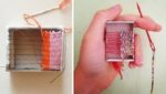 Making a Matchbox Loom for Matchbox Weaving... Try It