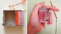 Making a Matchbox Loom for Matchbox Weaving... Try It