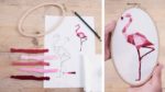 DIY your own Embroidery Pattern in this Cute geometrical Style