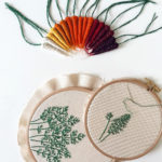 Embroidery for Gardeners - Make Some Dangling Vegetables