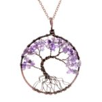 Tree Of Life Pendant With Your Favorite Crystals