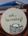 Sssh Reading Embroidery