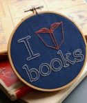 I Love Books Embroidery