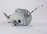 Faux Fur Narwhal