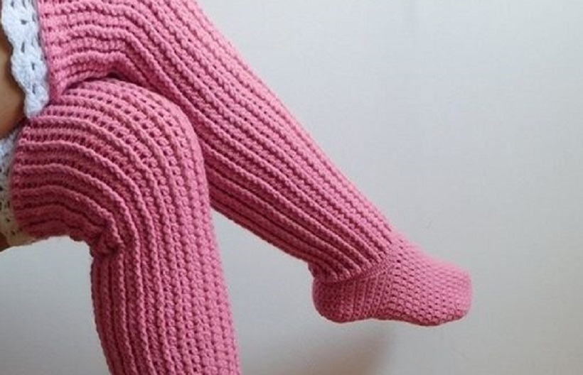 Try These Knee Highs On For Size (free crochet pattern)