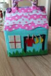 Felt House With Clothesline