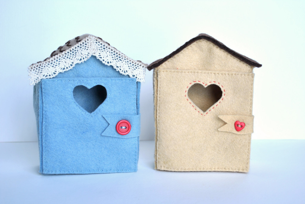 Tiny Felt Houses