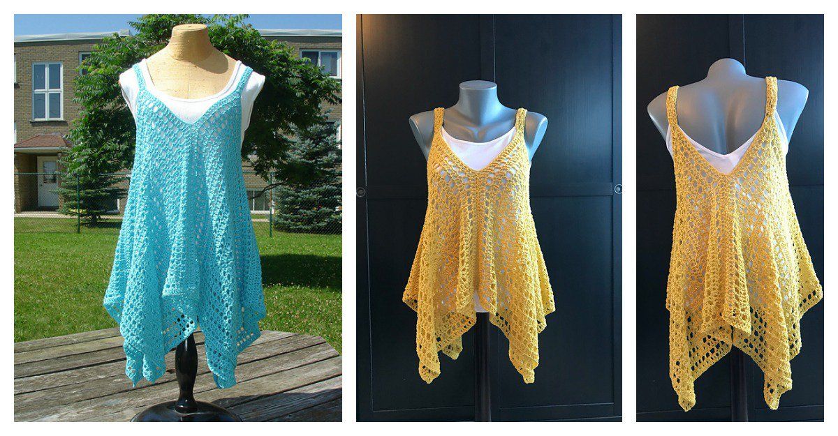 Crochet A Kanata Kerchief Tank