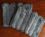 Crochet Scalloped Boot Cuffs