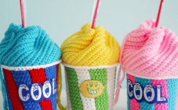 Slushee Cup Crochet Bag