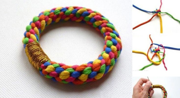 Very simple hand-made bracelet