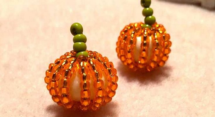 Beaded Pumpkins - How to make them