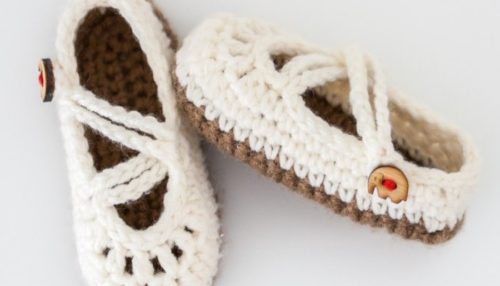 Crochet Mary Jane Slippers (Free Patterns)