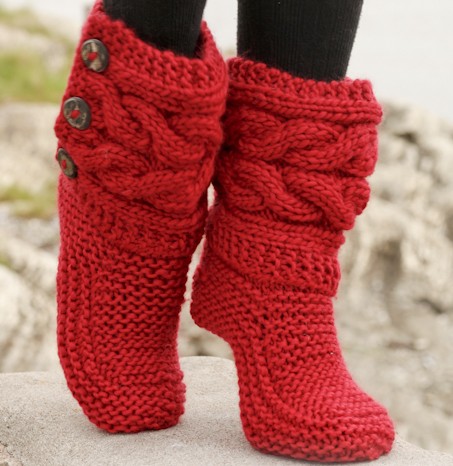 Free Knitted Slipper Patterns for Adults