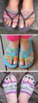 Free Pattern for Flip Flop Socks