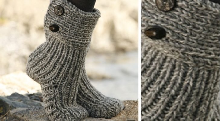 Knitted Slipper Patterns for Adults
