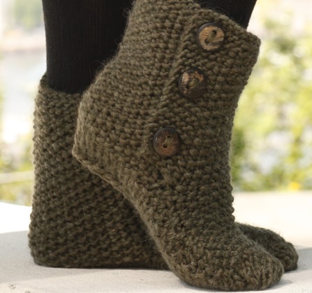 Knitted Slipper Patterns for Adults