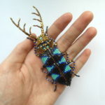 Beautiful Bead Embroidered Bugs