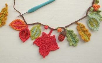 Crochet Leaves and Acorns (Free Pattern)