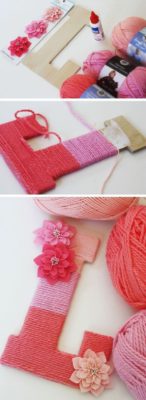 Yarn-Wrapped Monogram Letter - Make One