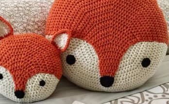 Crochet Fox Pillow
