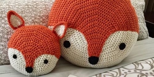 Crochet Fox Pillow