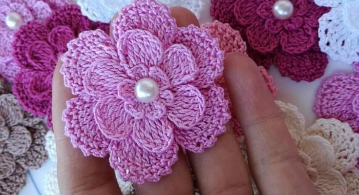 Crochet Pattern for Flowers