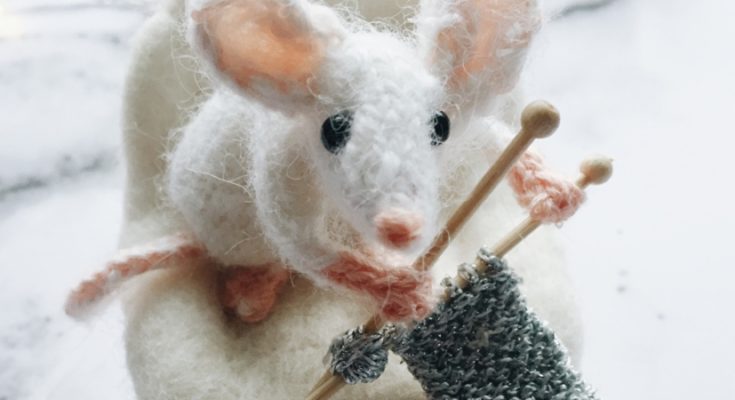 Knitted Mouse and Other Animals