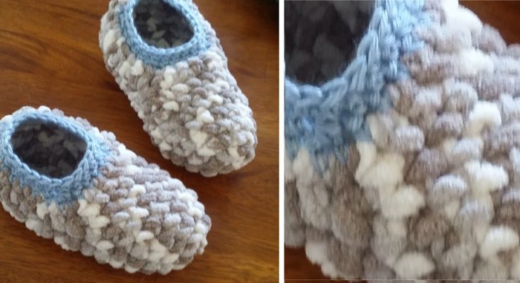 Simple Crochet Pattern for Slippers (Free)