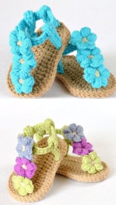 Crochet Baby Sandals Patterns – The Craft Chair