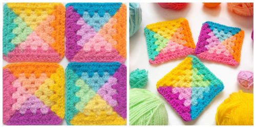 Crochet Granny Squares - Free Pattern