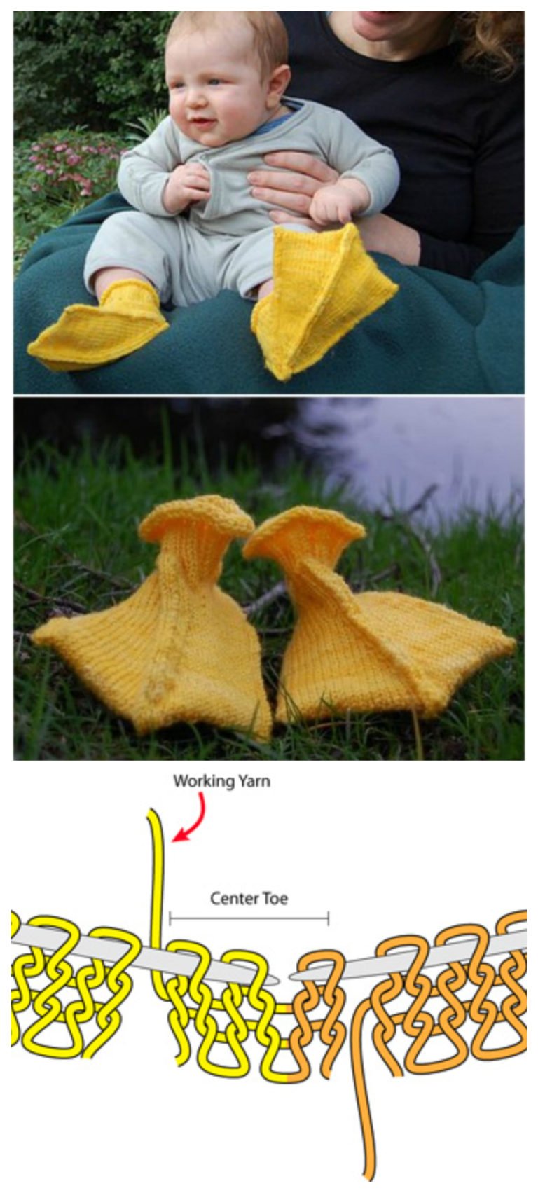 Duck Feet Baby Booties Knitting Pattern The Craft Chair
